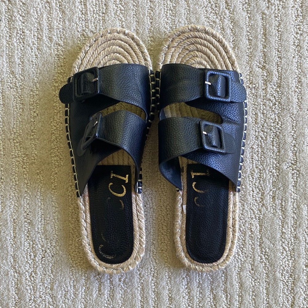 Vici Free To Roam Espadrille Buckle Sandal